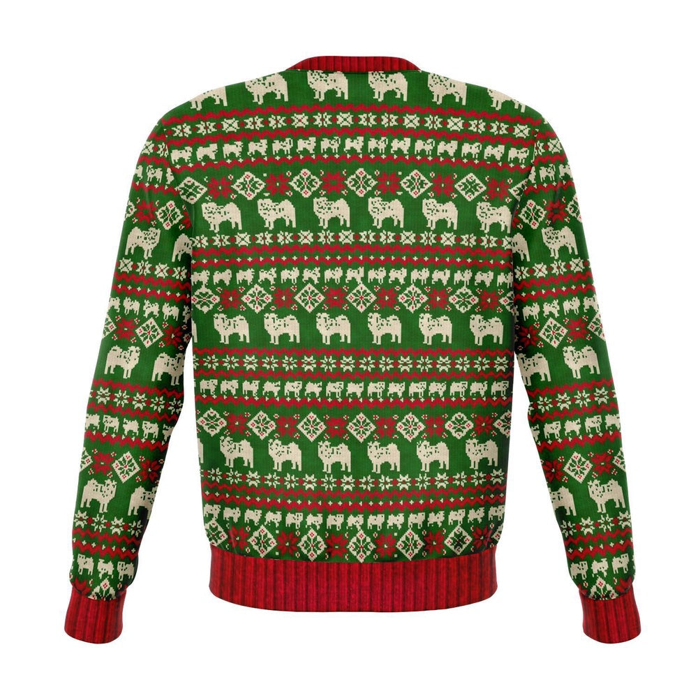 Bah Hum Pug Christmas Ugly Sweater, Christmas Ugly Sweater, Sweater Xmas, Ugly Sweater