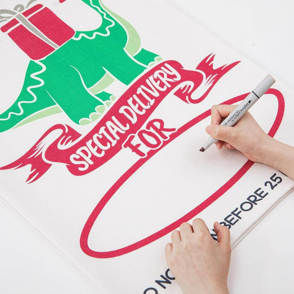 Christmas Sack, Funny Dinosaur Christmas Sack, Christmas Santa Sacks, Christmas Bag, Christmas Gift