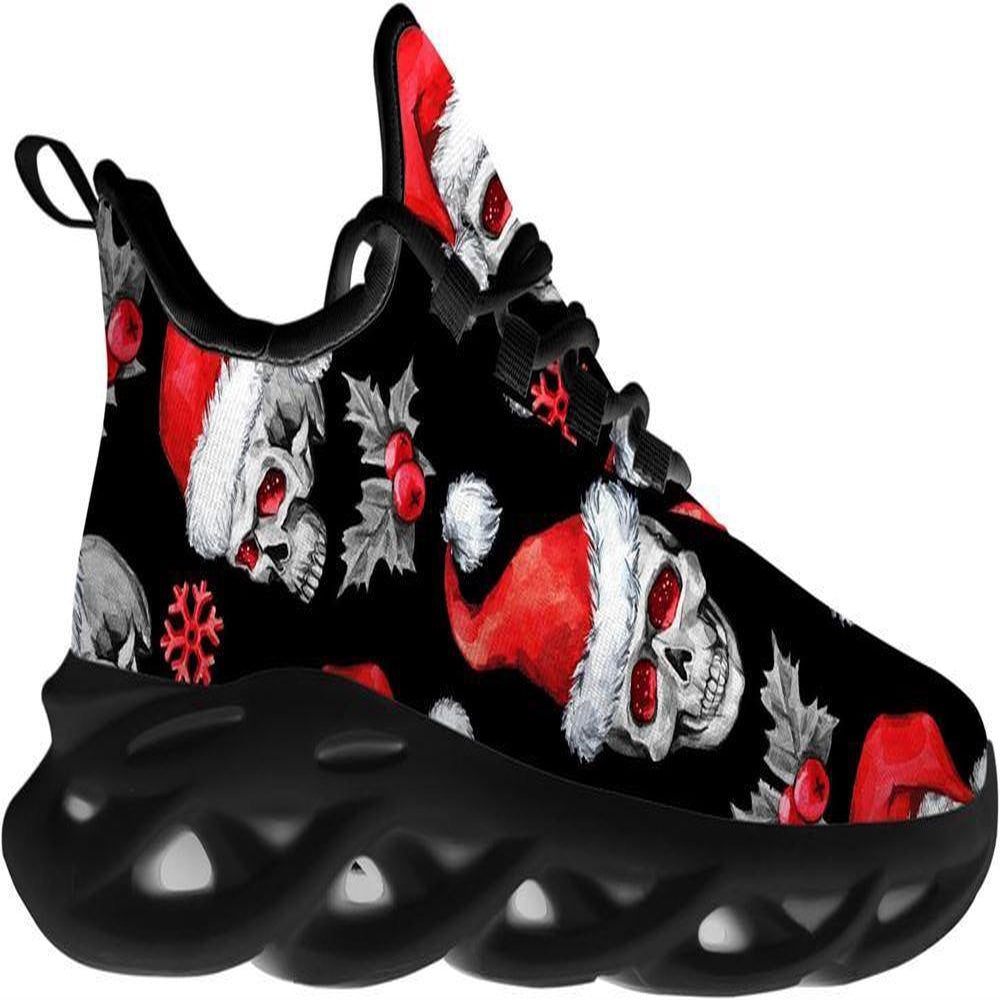 Christmas Skull Max Soul Shoes, Christmas Sneakers, Christmas Shoes, Christmas Clunky Sneaker