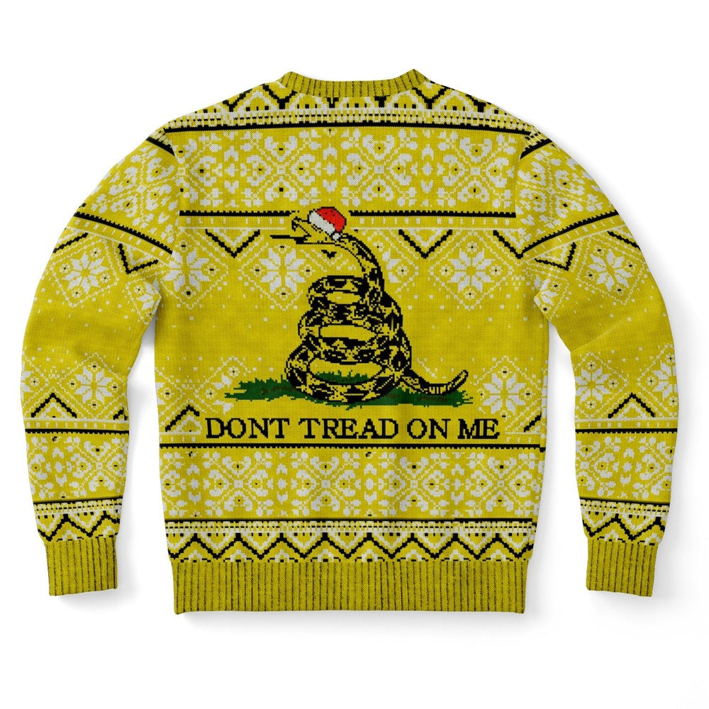 Dont Tread On Me Ugly Christmas Sweater, Christmas Ugly Sweater, Sweater Xmas, Ugly Sweater