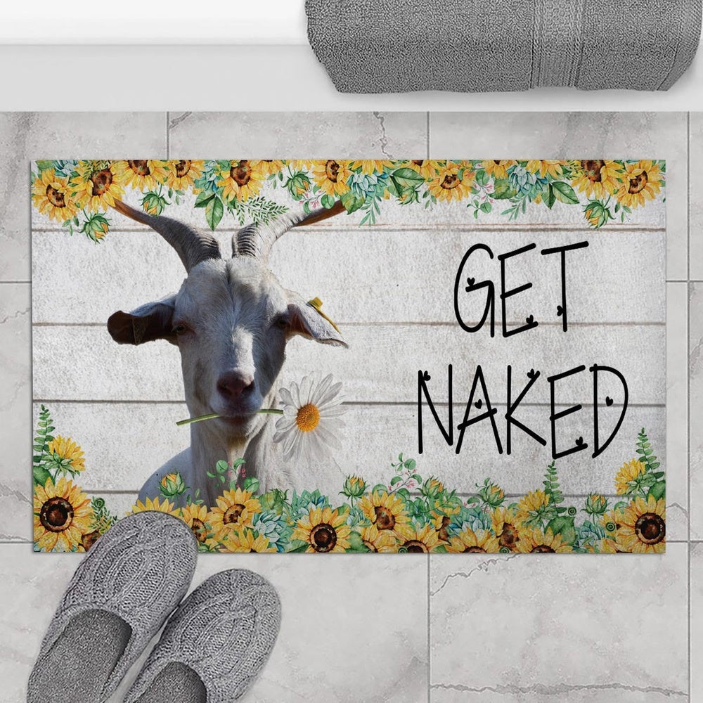 Farm House Door Mat, Kiko Get Naked Doormat, Custom Welcome Mats