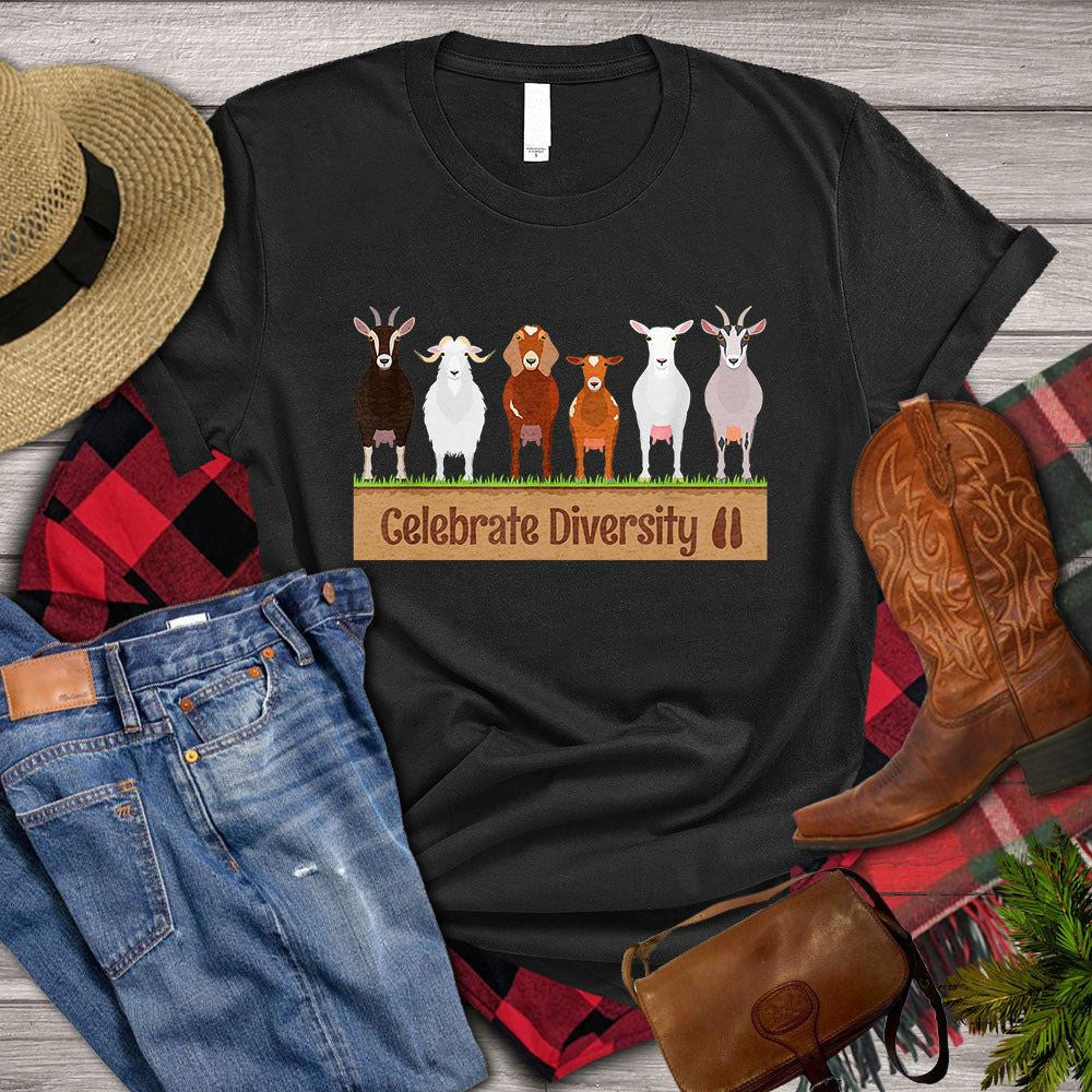 Farm T Shirt, Funny Celebrate Diversity T Shirt, Farm Shirts, Funny Farm Shirts