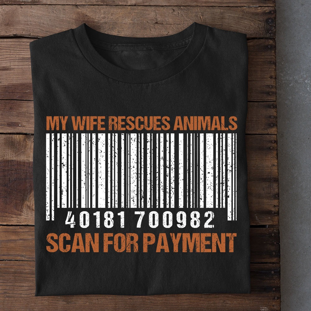 Farm T Shirt, My Wife Rescues Animals Gift For Wife From Husband T Shirt, Farm Shirts, Funny Farm Shirts