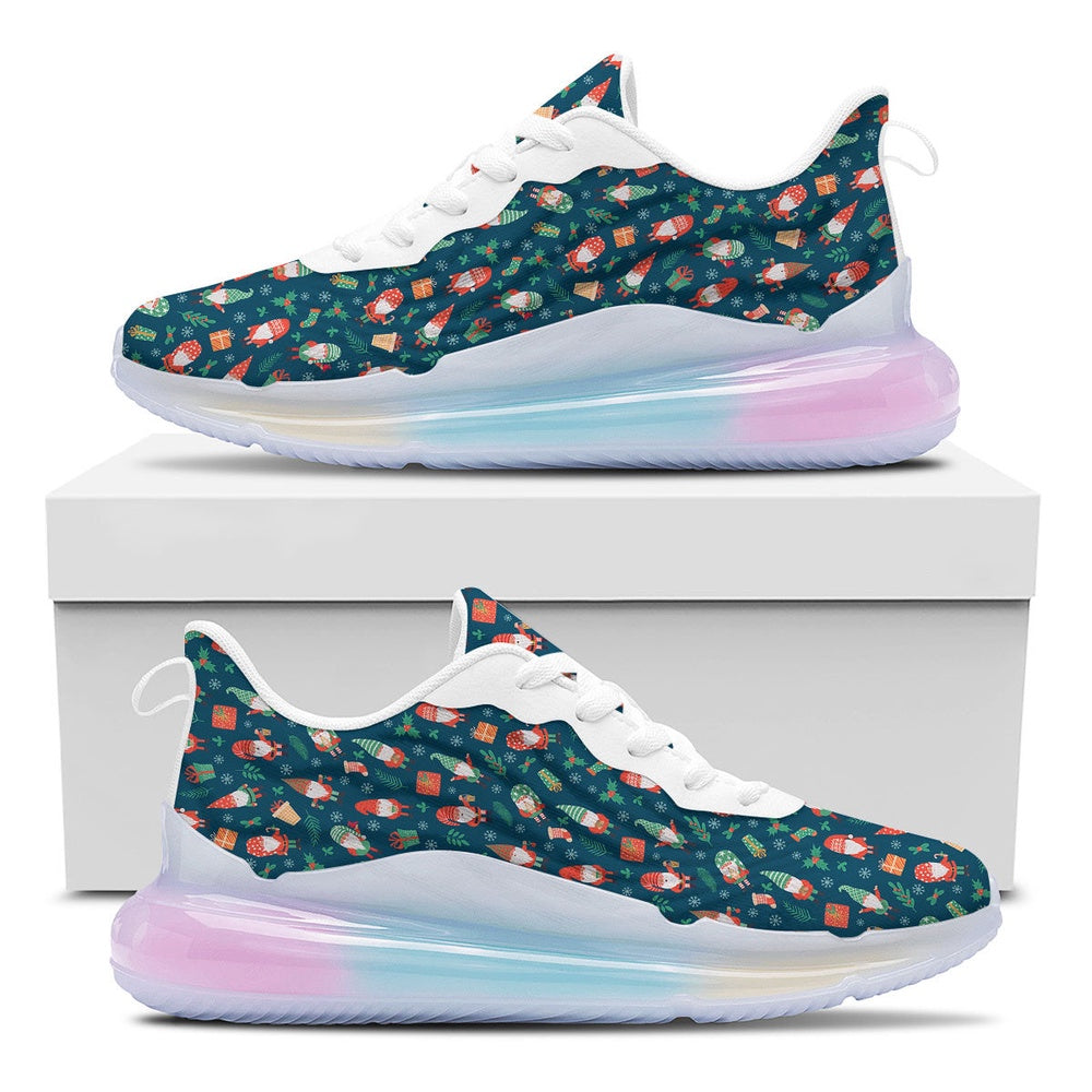 Gnomes Christmas Print Pattern Women's Running Sneakers, Christmas Running Shoes, Christmas Sneakers, Women's Christmas Shoes