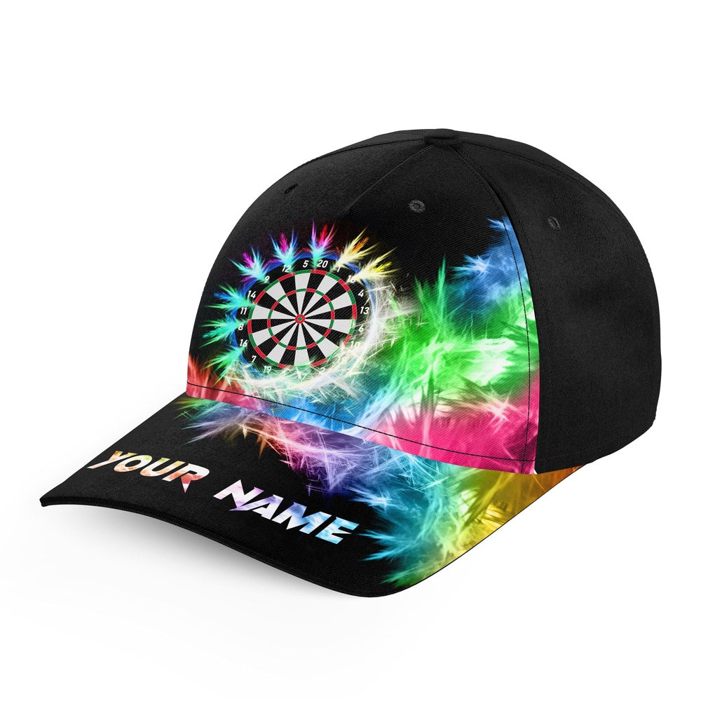 Icy Colorful Light Baseball Darts Cap Customized Darts Hat For Darts Players, Darts Team Cap Hats