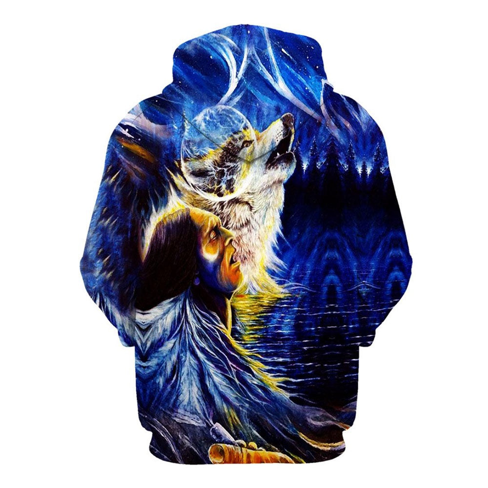 Native American The Curse All Over Print Hoodie, Native American Hoodie, 3D Native American Hoodie