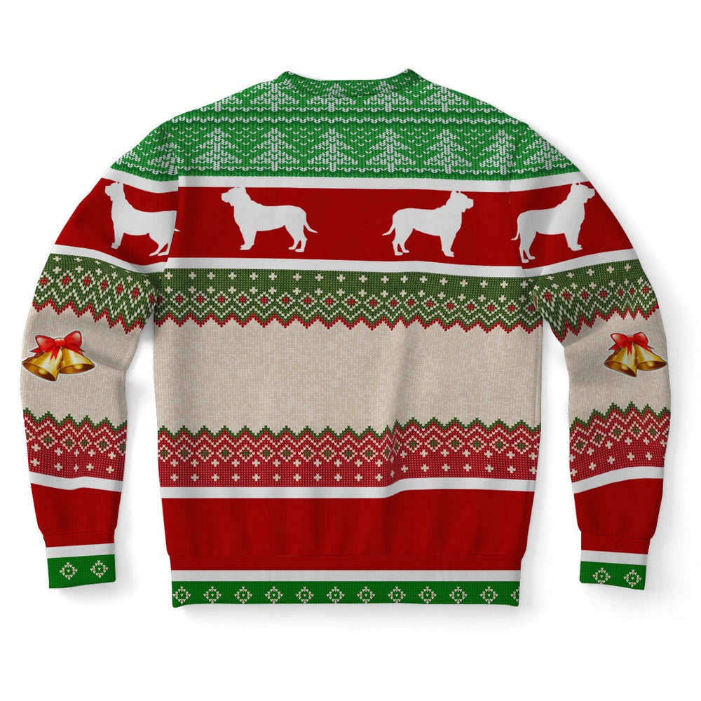 Pitbull Terrier Dog Ugly Christmas Sweater, Christmas Ugly Sweater, Sweater Xmas, Ugly Sweater