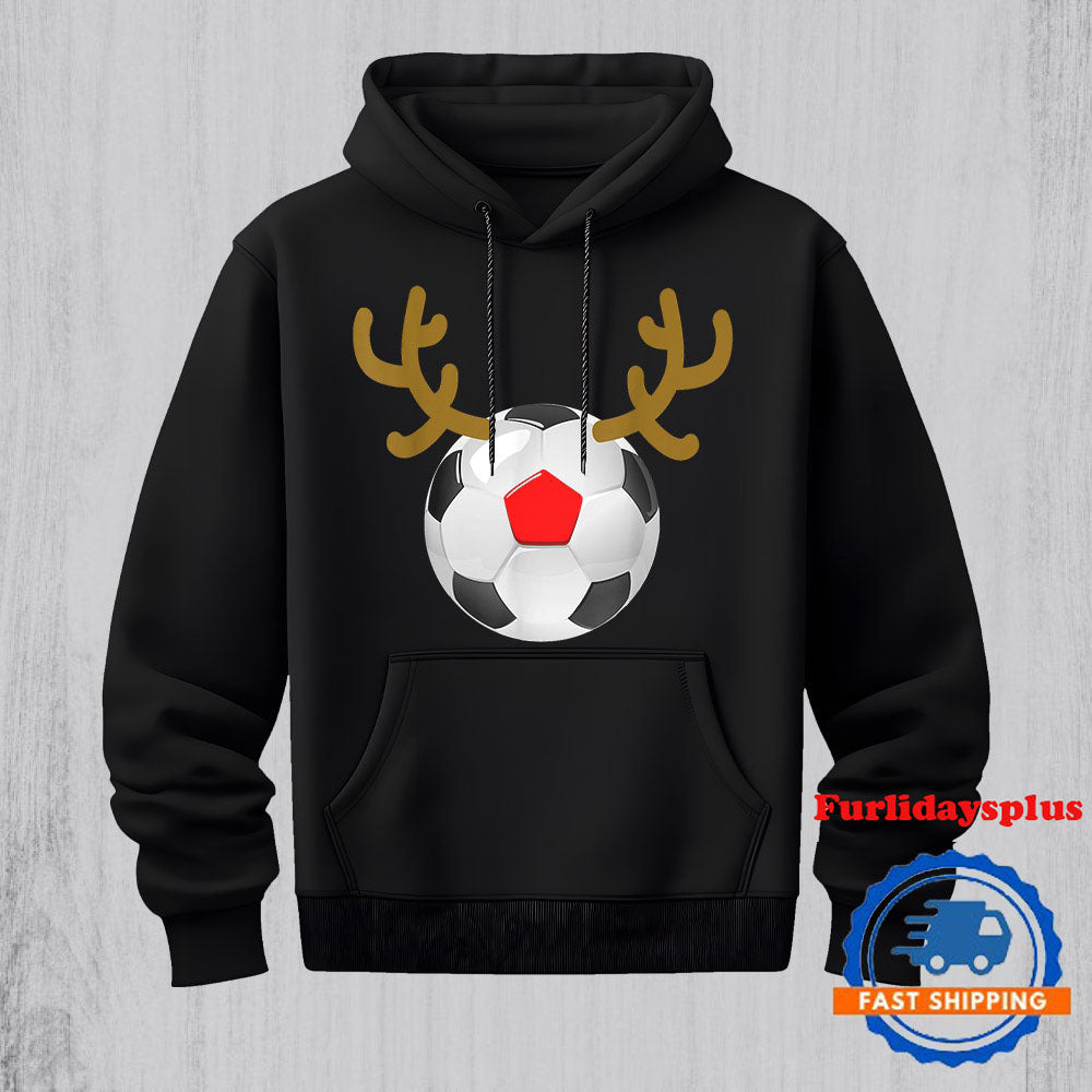 Soccer Reindeer Funny Christmass Hoodie, Christmas T Shirt, Christmas Sweatshirt