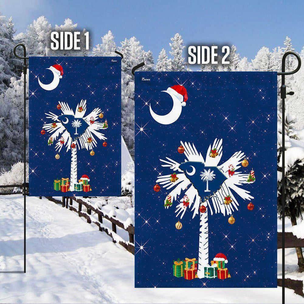 South Carolina Christmas Flag, Christmas Outdoor Decoration