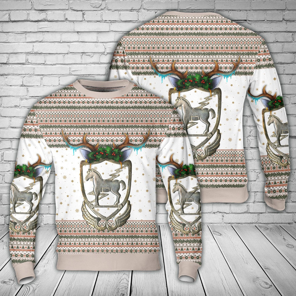 US Army 10th Special Forces Group Christmas AOP Sweater, Christmas Ugly Sweater, Sweater Xmas, Ugly Sweater