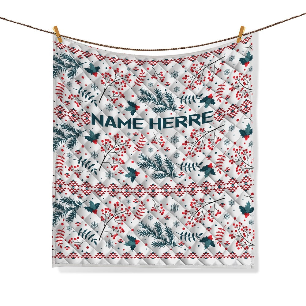 Xmas Holly Berry Bedding Set & Pillowcases, Christmas Beddings, Xmas Bedding Sets