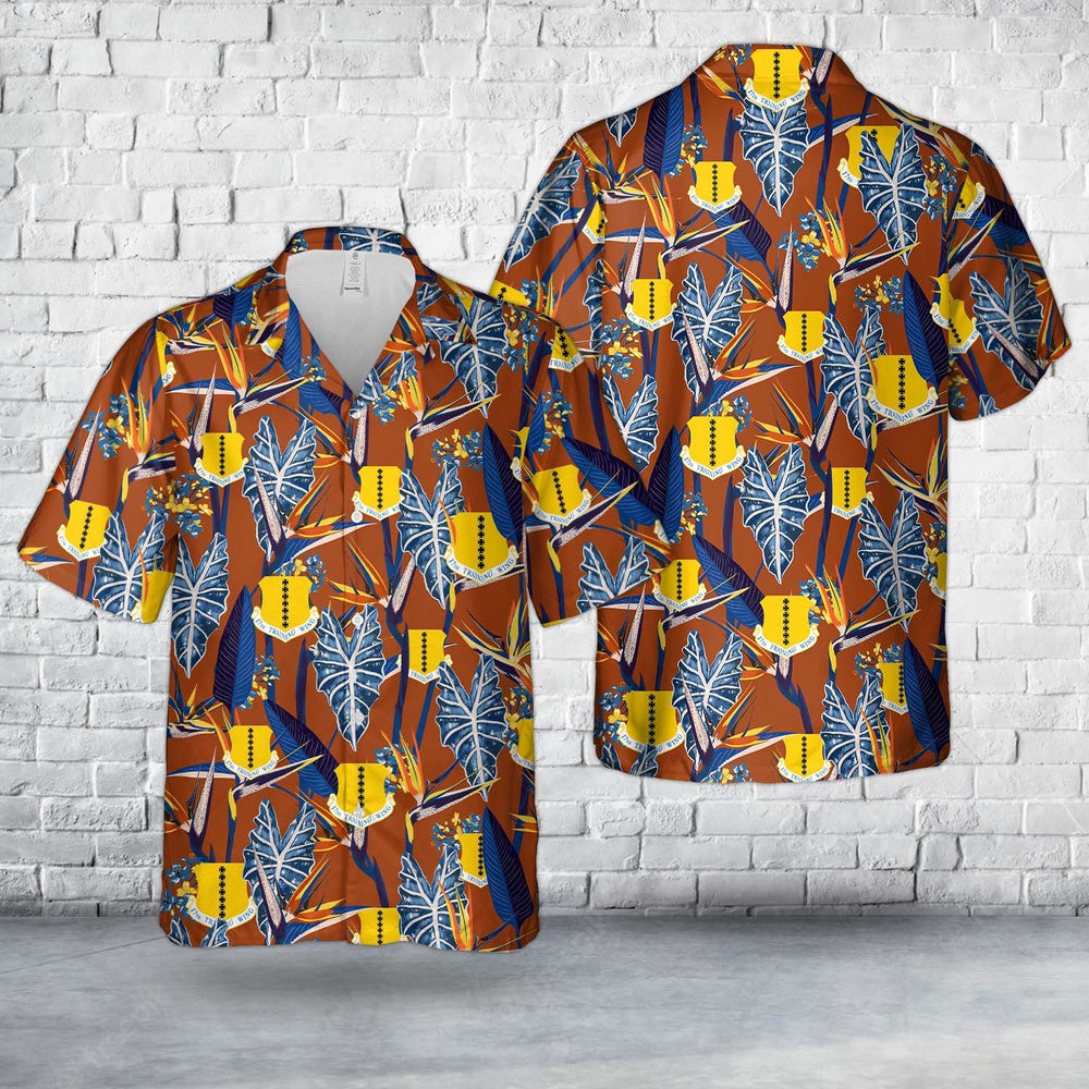 Air Force Hawaiian Shirt, US Air Force 17th Training Wing (17 TRW) Hawaiian Shirt, Air Force Aloha Shirt