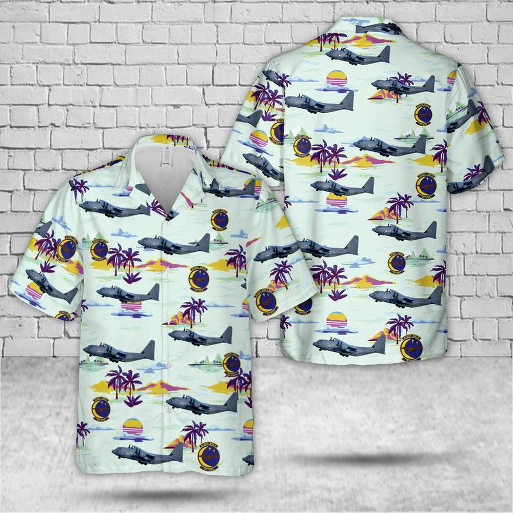 Air Force Hawaiian Shirt, US Air Force 67th Special Operations Squadron MC-130J Commando II Hawaiian Shirt, Air Force Aloha Shirt
