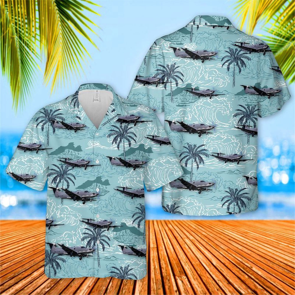 Air Force Hawaiian Shirt, US Air Force U28A Special Operations Pilatus PC-12 U-28A Draco Hawaiian Shirt, Air Force Aloha Shirt