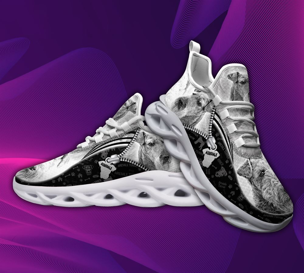 Airedale Terrier Max Soul Shoes For Women Men - Gift For Dog lover