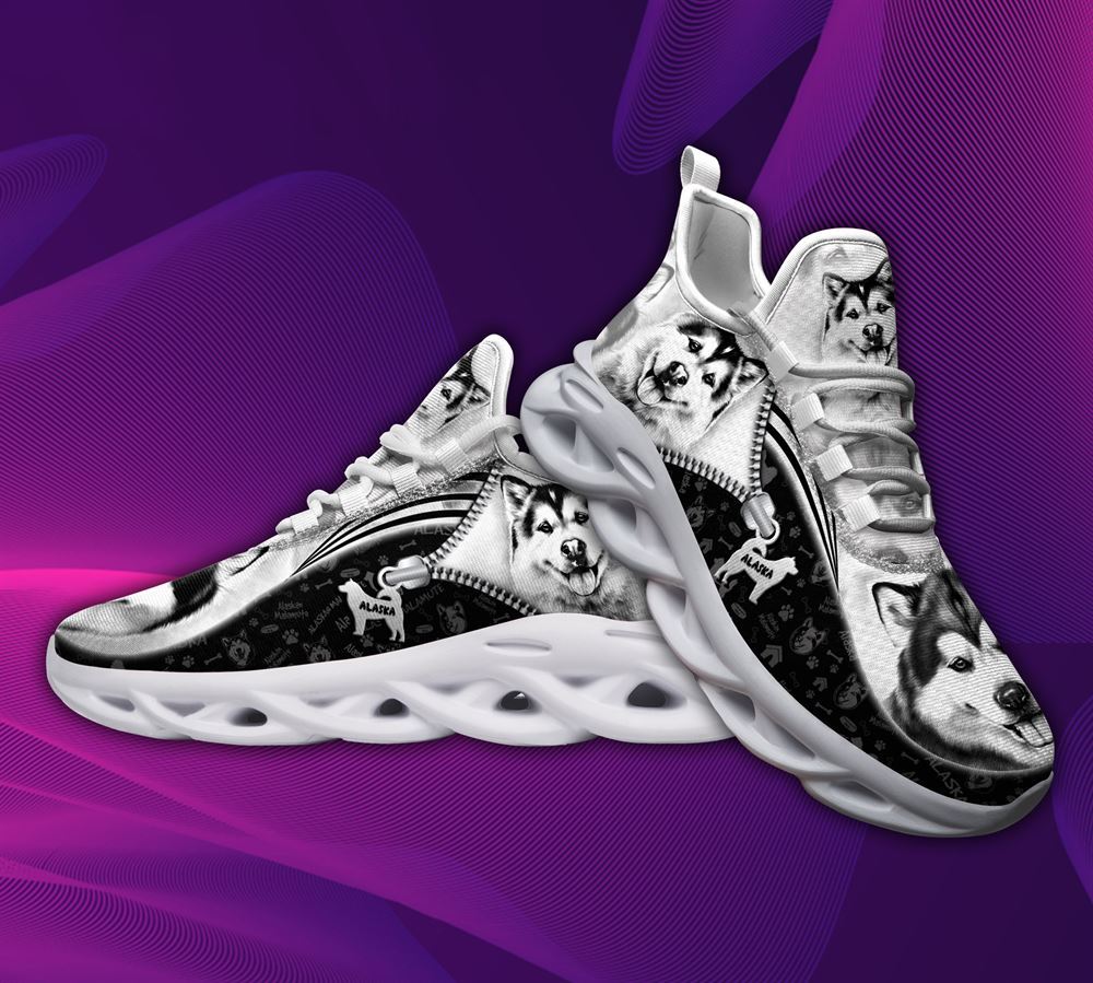 Alaskan Malamute Sketch Max Soul Shoes For Women Men Kid - Gift For Dog lover