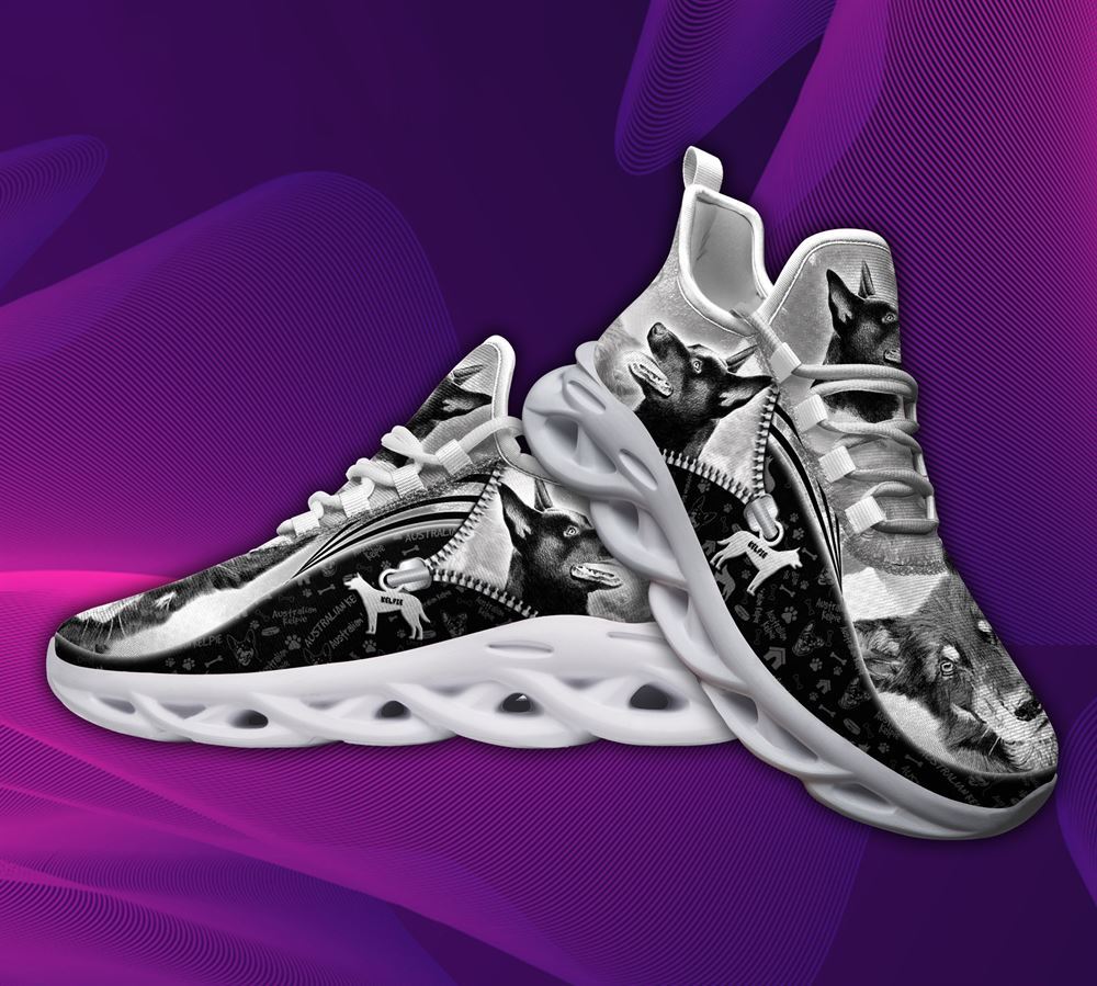 Australian Kelpie Sketch Max Soul Shoes For Women Men Kid - Gift For Dog lover