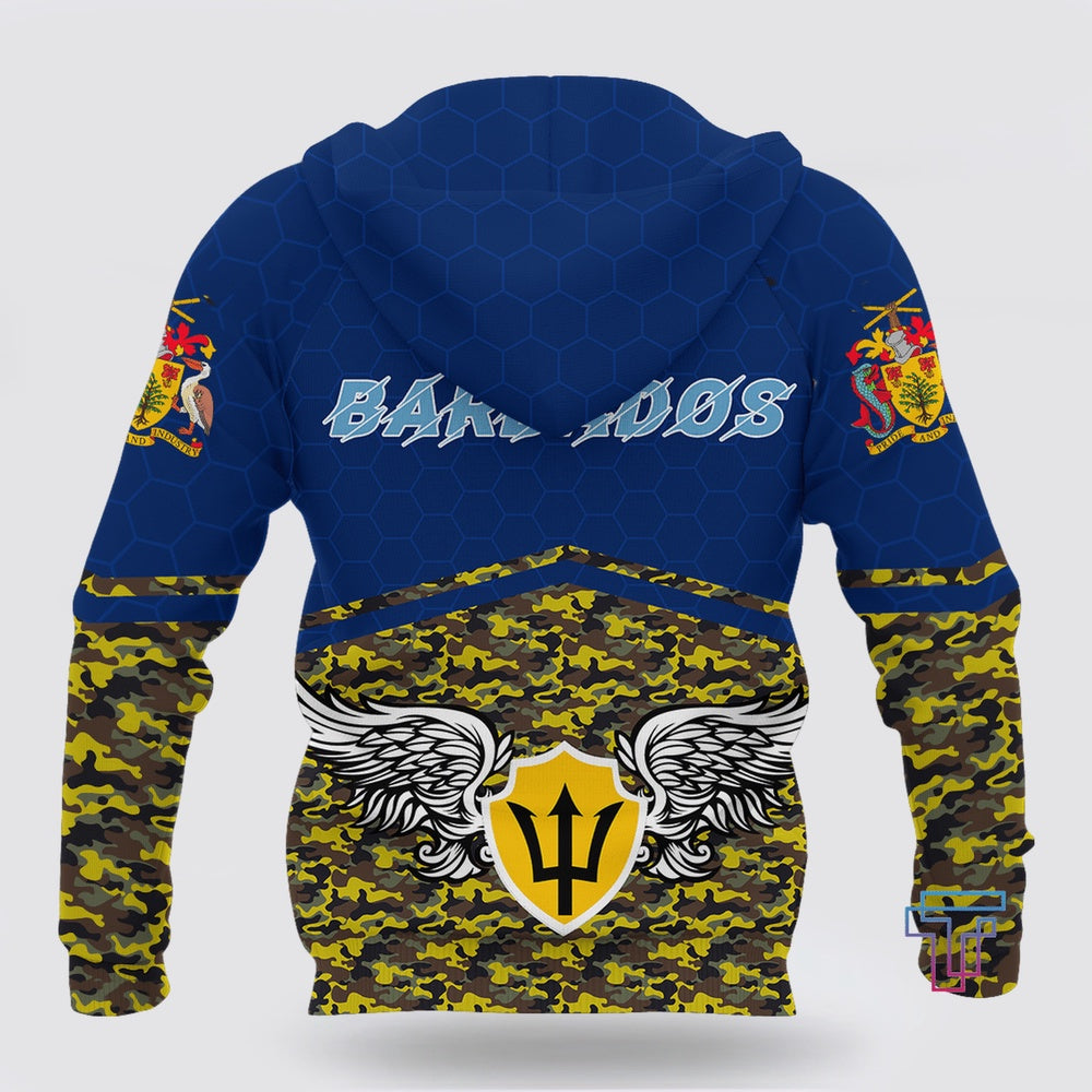 Us Air Force Hoodie, Barbados Hoodie Air Force Style Hoodie