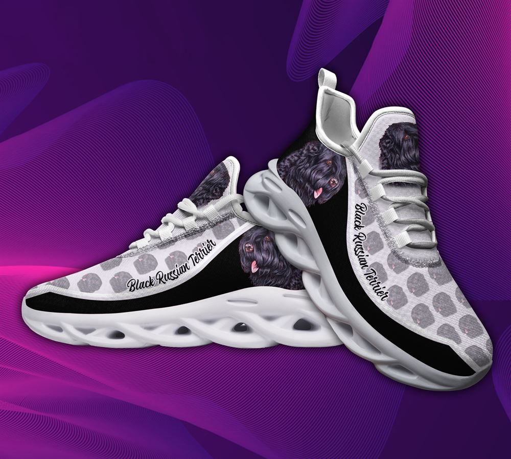 Black Russian Terrier Max Soul Shoes For Women Men - Gift For Dog lover