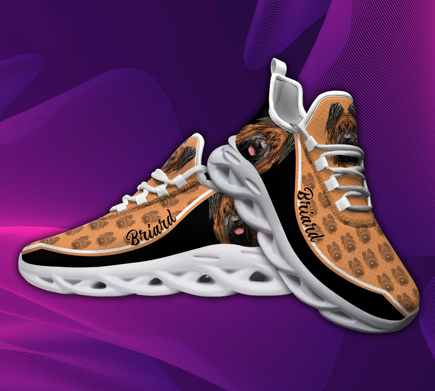 Briard Max Soul Shoes For Women Men - Gift For Dog lover