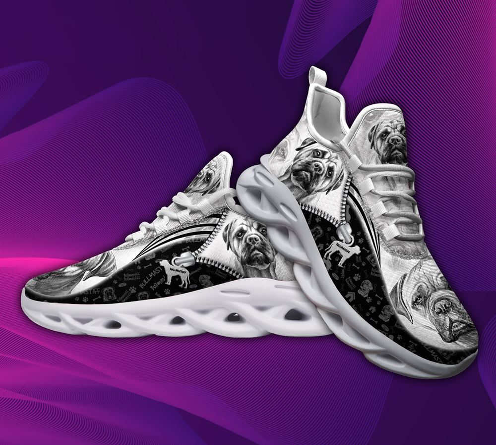 Bullmastiff Sketch Max Soul Shoes For Women Men Kid - Gift For Dog lover