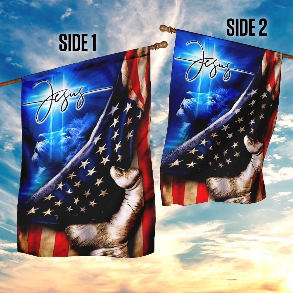 Christian Flag, Jesus My Savior Christian Cross House Flags, Jesus Christ Flag