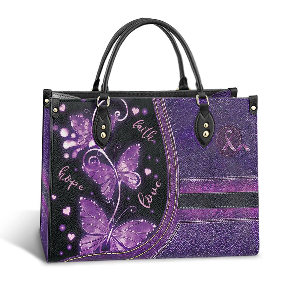 Christian Handbags, Personalized Custom Name Faith Leather Handbag, Best Mother's Day Gifts, Religious Bag, Christian Bag