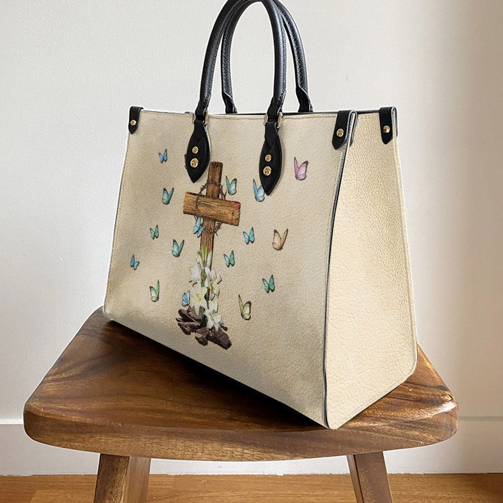 Christian Handbags, Personalized Faith I Can Only Imagine Leather Handbag, Gift For Grandmothers, Religious Bag, Christian Bag