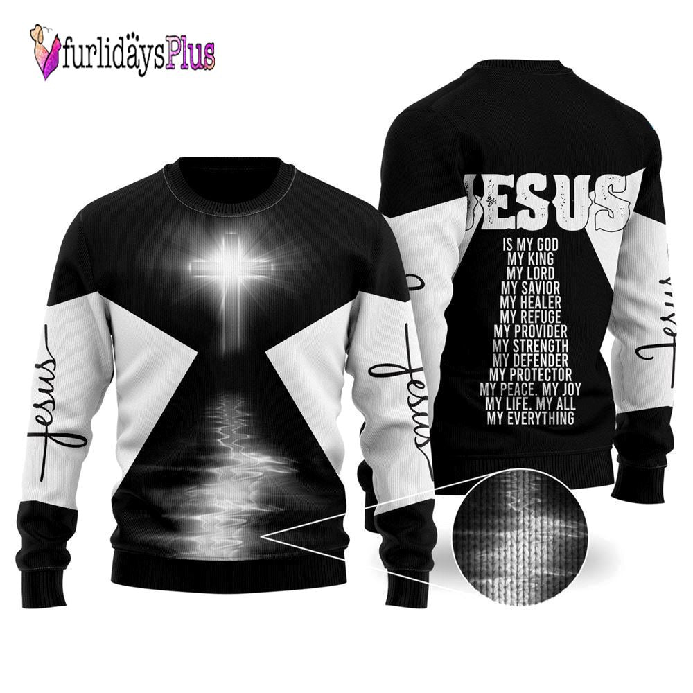 Christian Jesus Ugly Christmas Sweater For Men & Women, Christian Sweater, God Gift, Gift For Christian, Jesus Winter Fashion