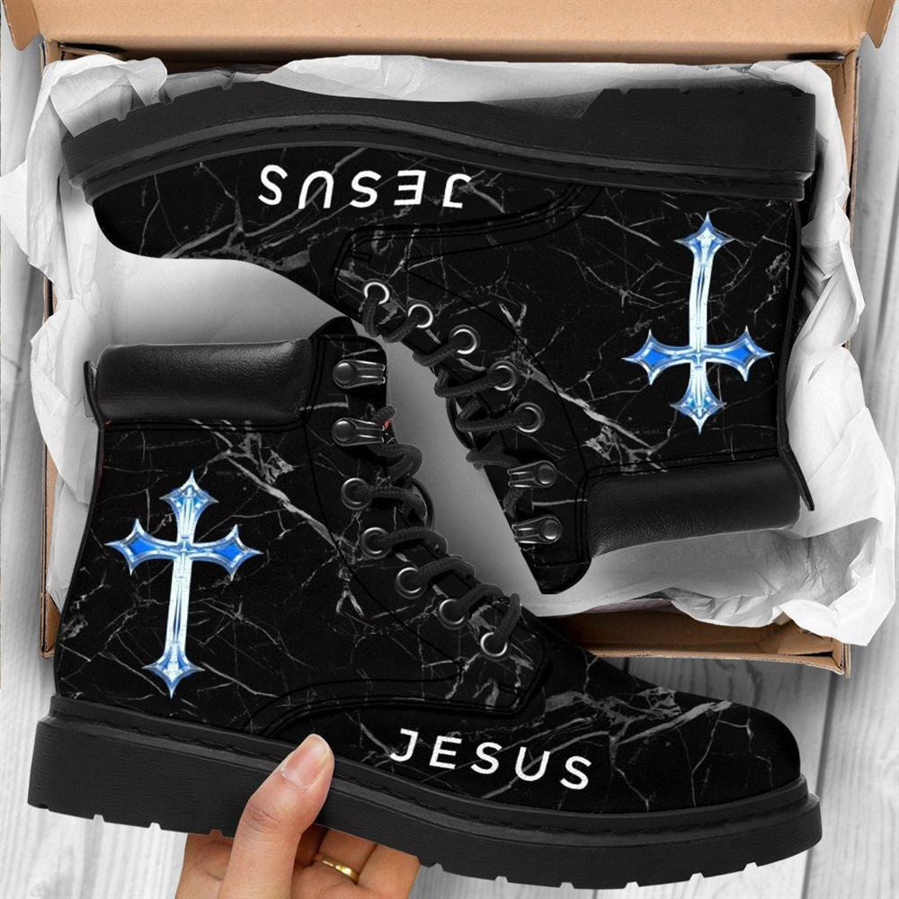 Christian Shoes, Christian Boots, Christ Printed Boots, Christian Fashion Shoes, Jesus Shoes, Jesus Boots