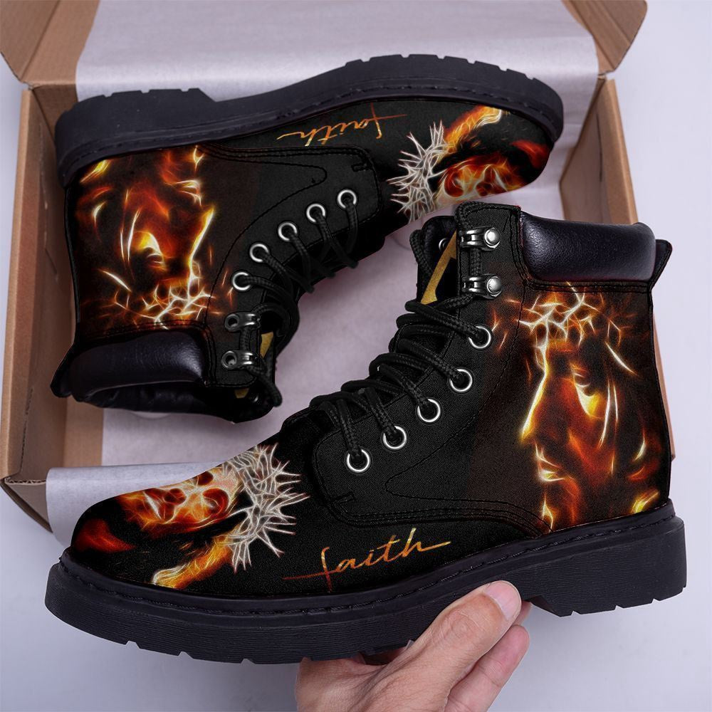 Christian Shoes, Christian Boots, Jesus Walk By Faith Boots, Jesus Christ Shoes, Jesus Shoes, Jesus Boots