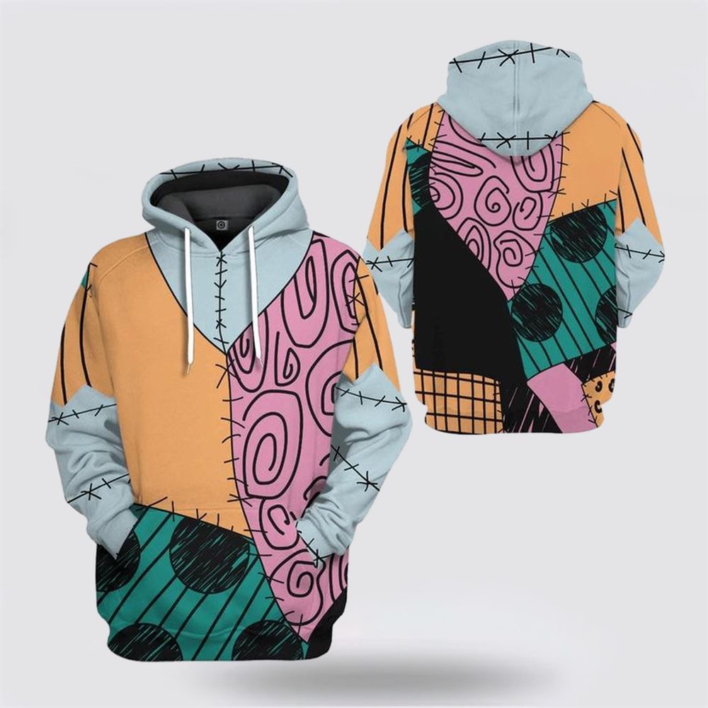 Christmas 3D Hoodie, Sally The Nightmare Before Christmas All Over Print 3D Hoodie