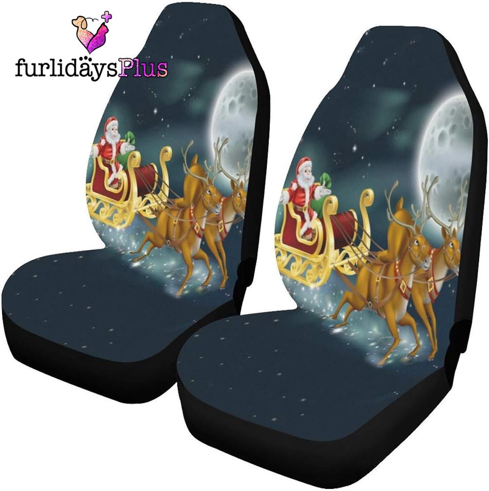 Christmas Car Seat Covers, Brilliant Christmas With Santa And Reindeer Car Seat Covers