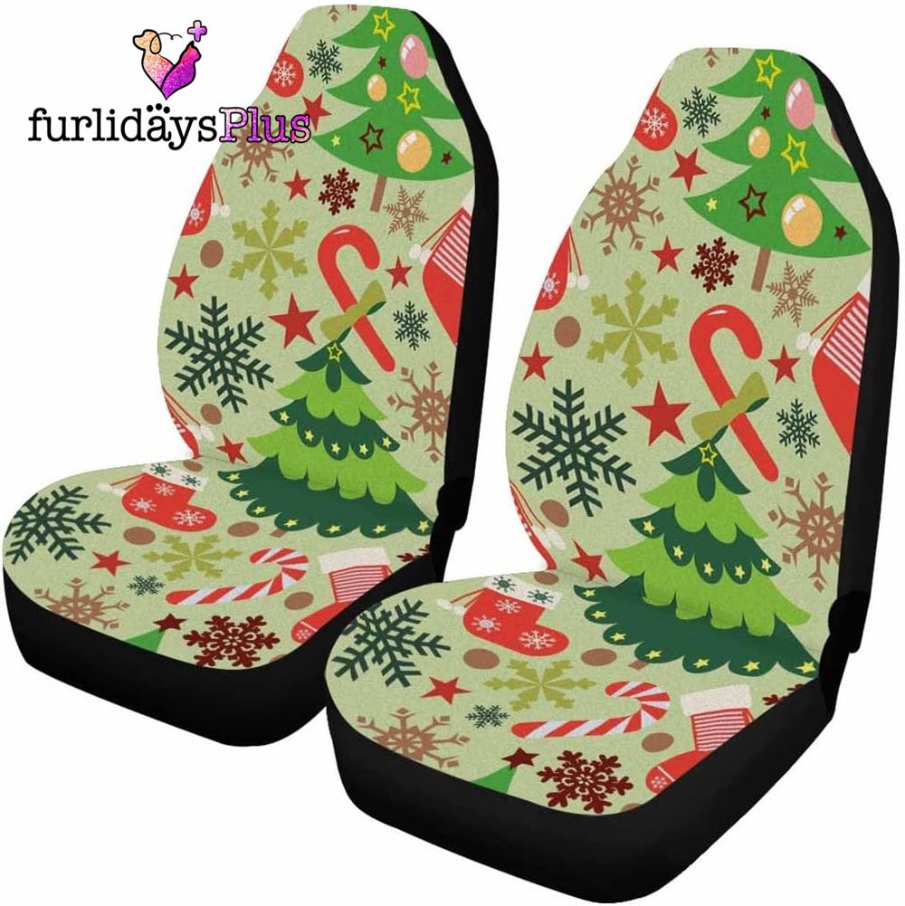 Christmas Car Seat Covers, Christmas Tree Car Seat Covers