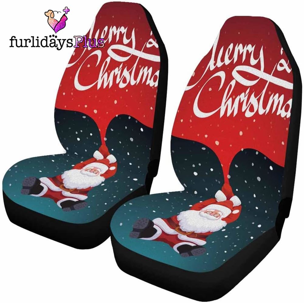 Christmas Car Seat Covers, Merry Christmas Santa Car Seat Covers