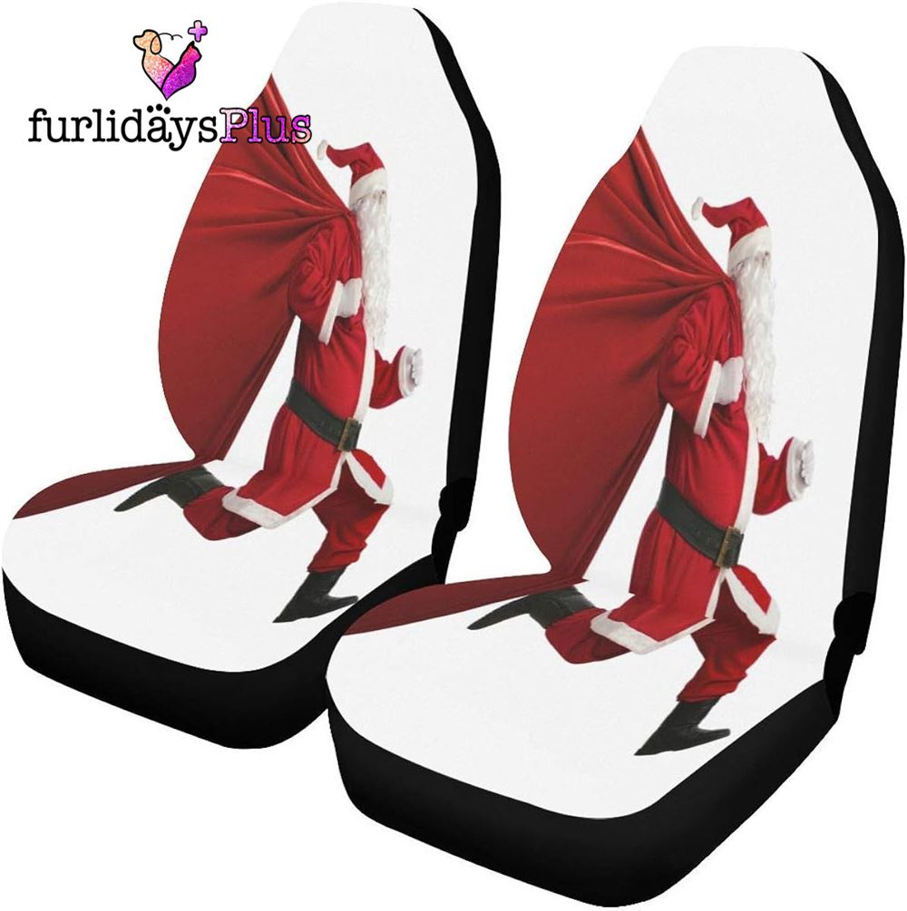 Christmas Car Seat Covers, Santa Claus Brings Joy To All Car Seat Covers