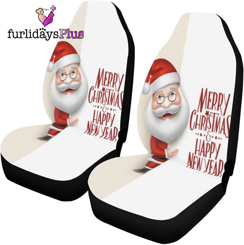 Christmas Car Seat Covers, Santa Claus Merry Christmas Car Seat Covers