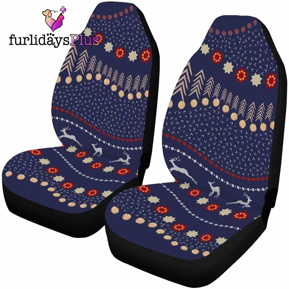 Christmas Car Seat Covers, Winter Motifs Christmas Car Seat Covers