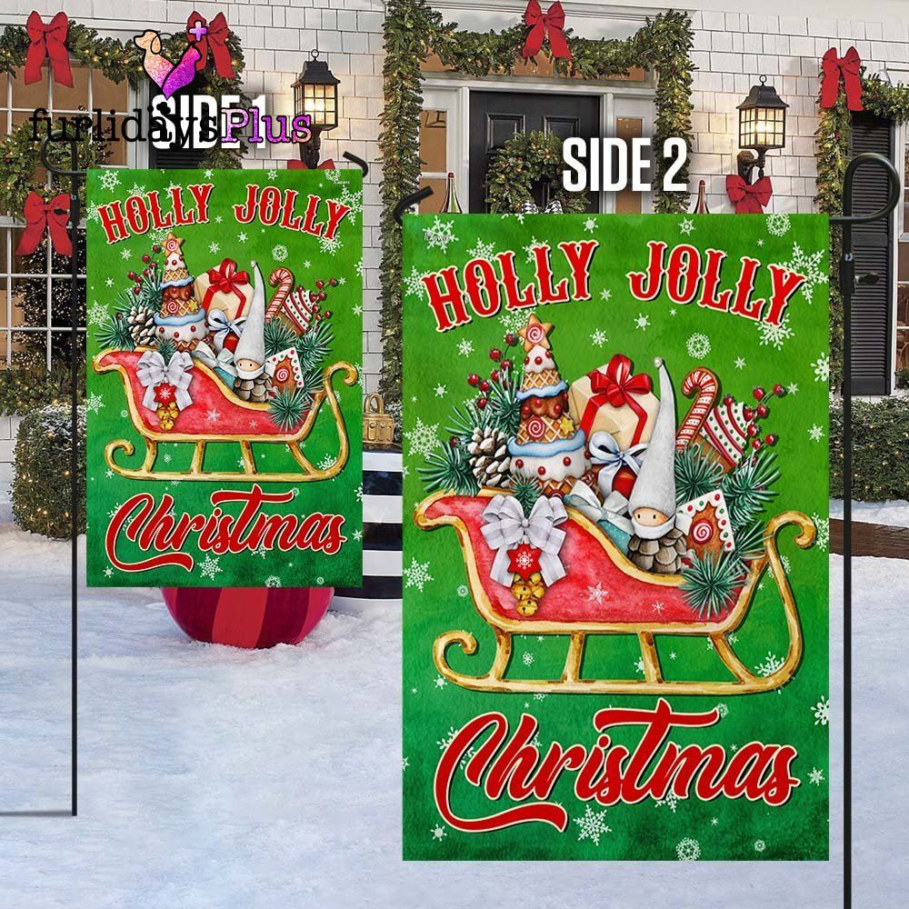 Christmas Flag, Holly Jolly Christmas Flag