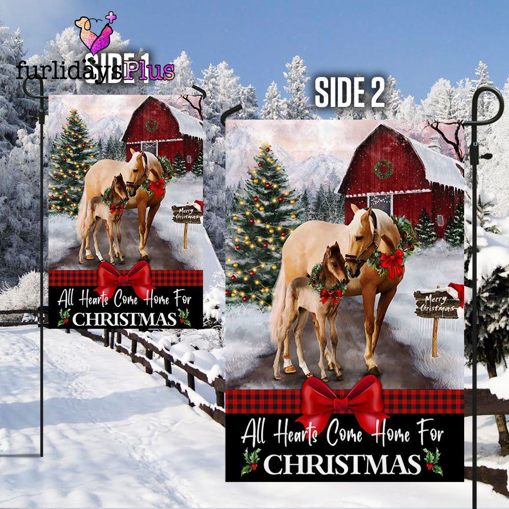 Christmas Flag, Merry Christmas Flag All Hearts Come Home For Christmas