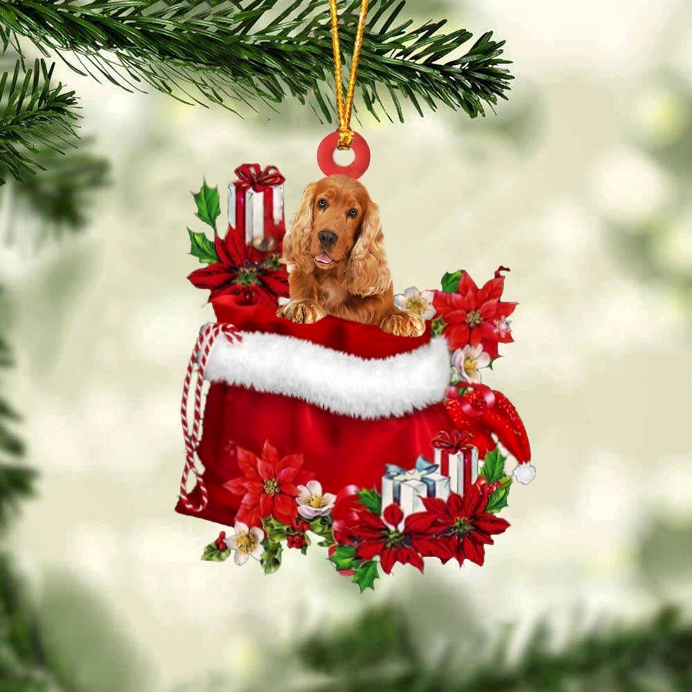Christmas Ornaments, Cocker Spaniel03 Gift Bag Christmas Ornaments, Christmas Ornaments 2023