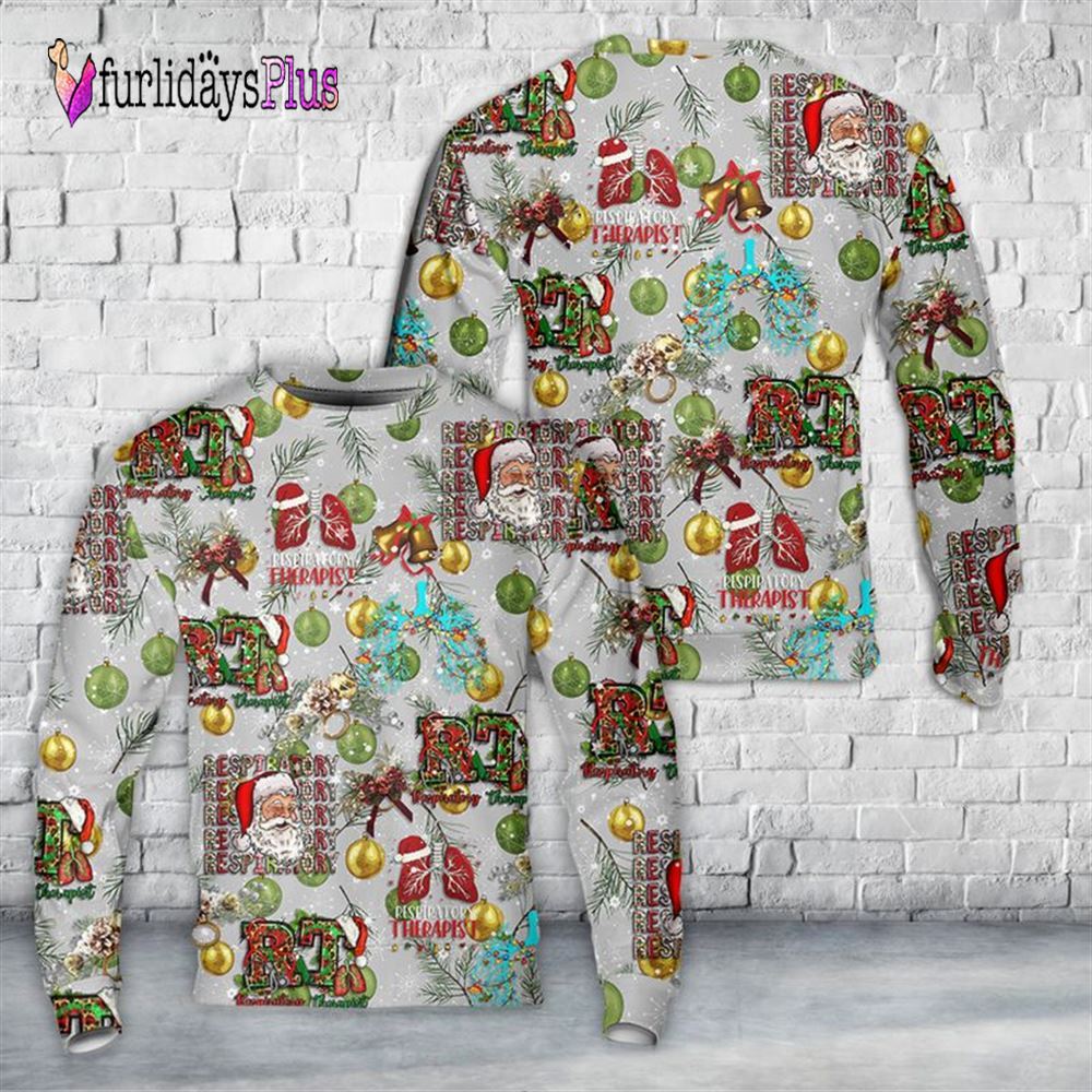 Christmas Respiratory Therapist Ugly Christmas Sweater For Men And Women, Christmas Gift, Christmas Winter Fashion