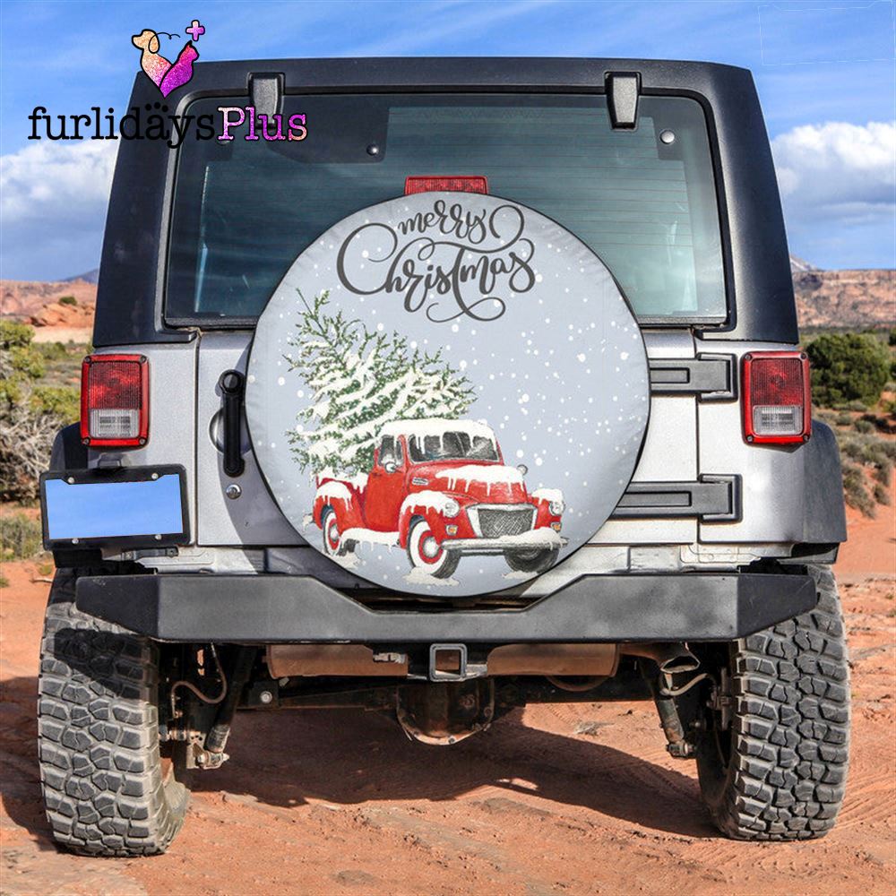 Christmas Tire Cover, Car And Christmas Tree Tire Cover, Tire Covers For Cars