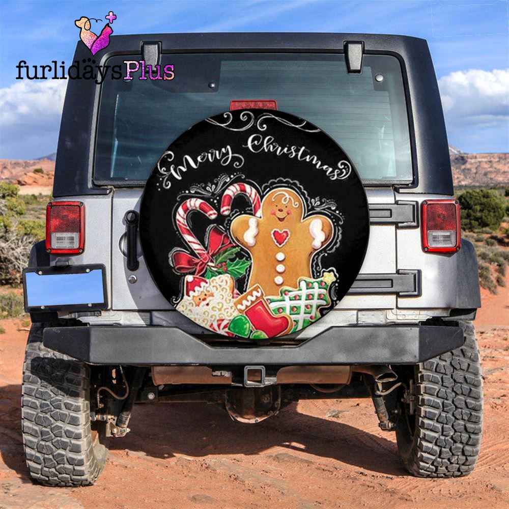 Christmas Tire Cover, Christmas Cookies And Candies Tire Cover, Tire Covers For Cars