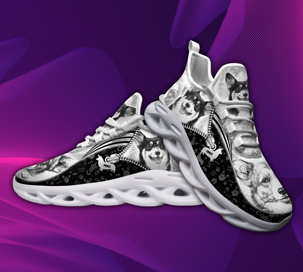 Corgi Sketch Max Soul Shoes For Women Men Kid - Gift For Dog lover