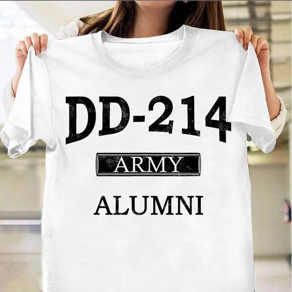 Dd214 Shirt, DD-214 Army Alumni Shirt Dd214 Tee Shirt Veteran Day Army Retirement Gift, Veterans Day Shirts