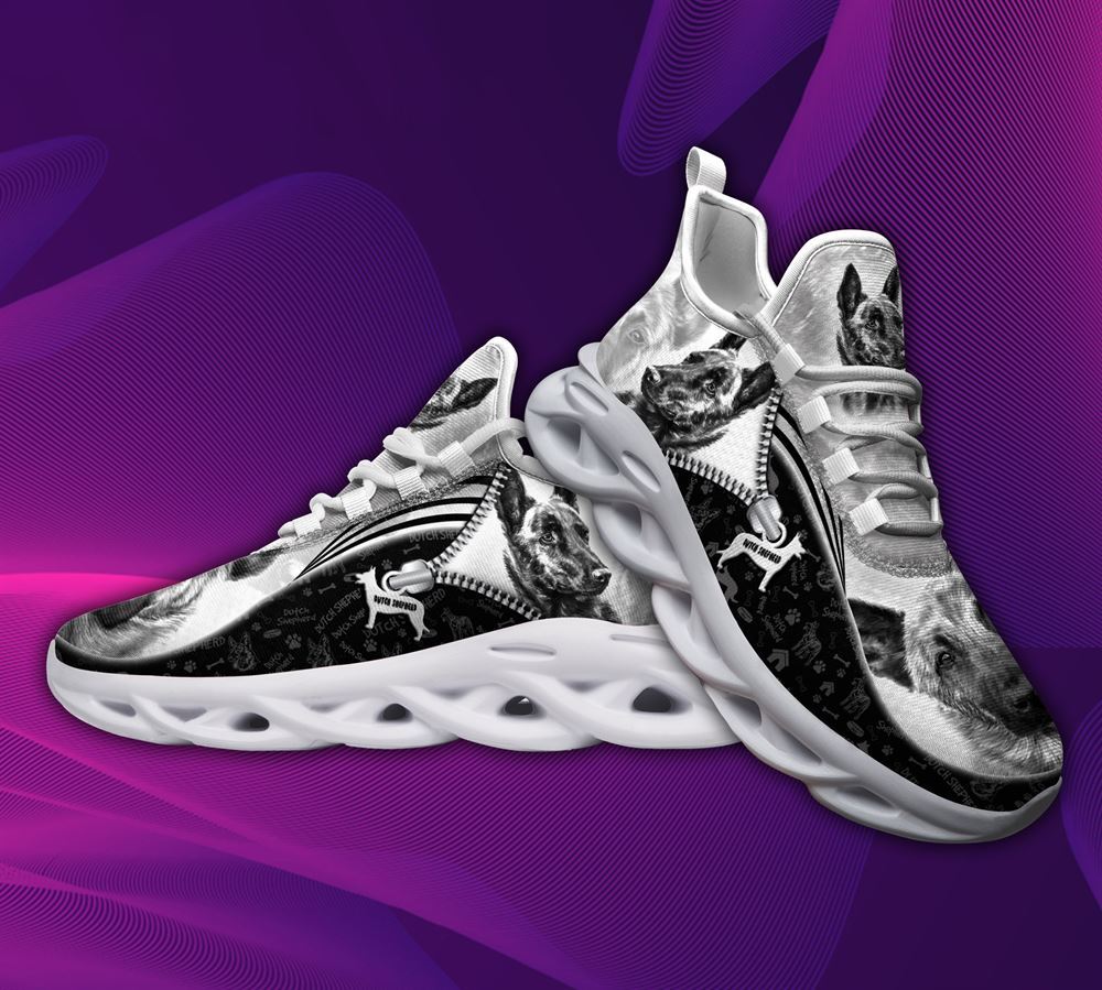 Dutch Shepherd Sketch Max Soul Shoes For Women Men Kid - Gift For Dog lover