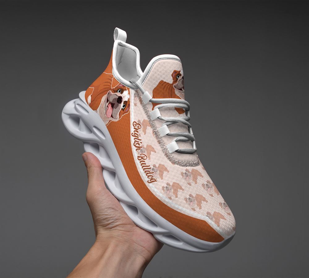 English Bulldog Max Soul Shoes - Gift For Dog lover