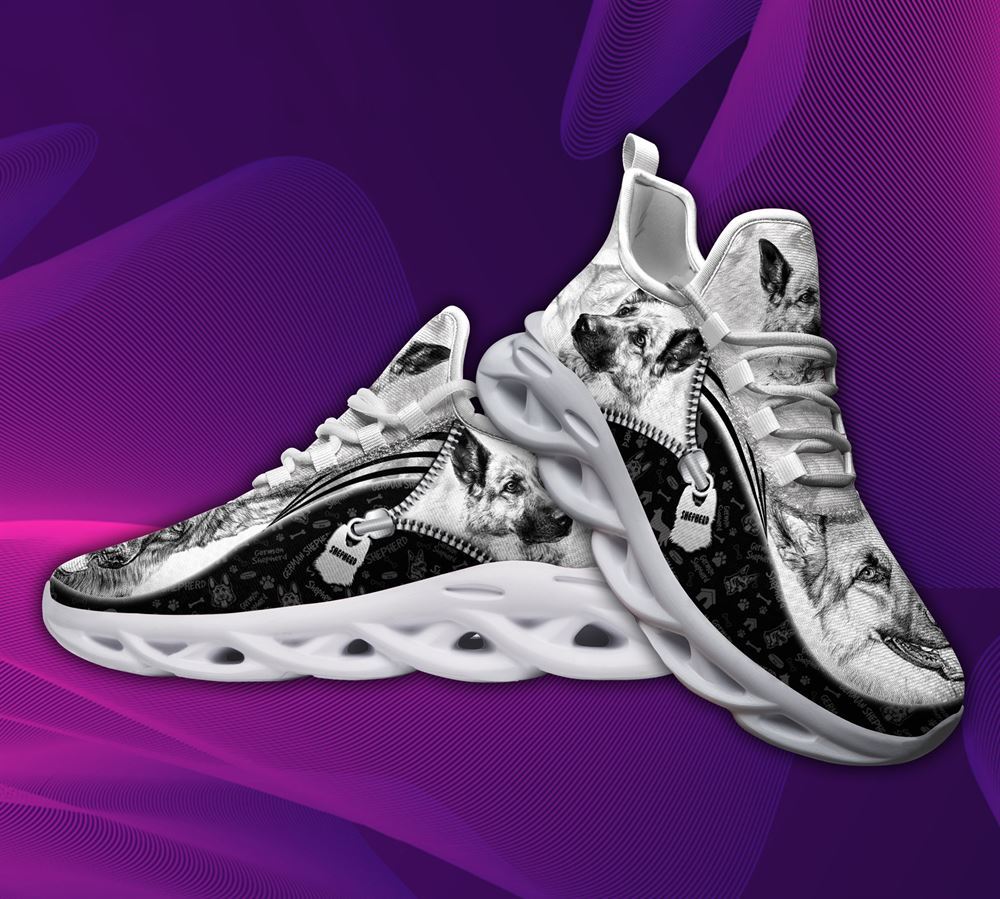 German Shepherd Sketch Max Soul Shoes For Women Men Kid - Gift For Dog lover