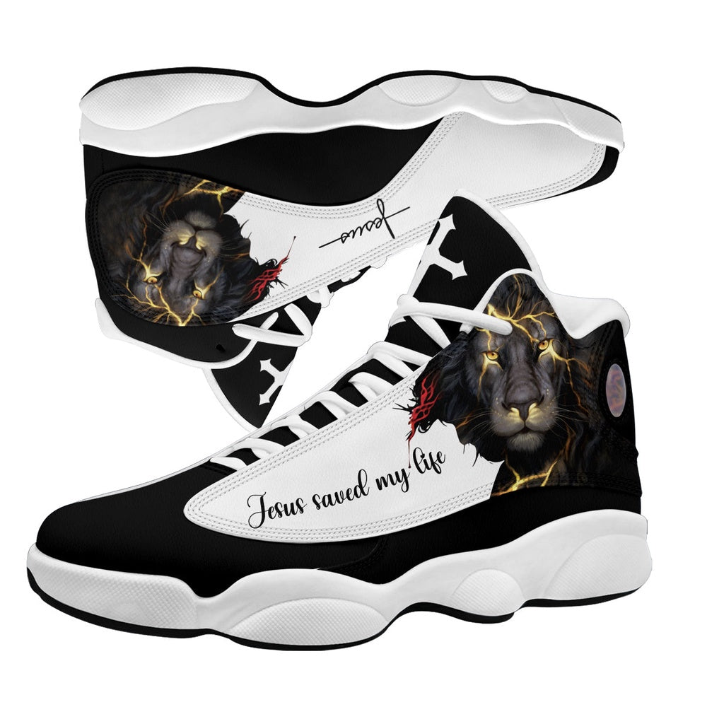 Jesus Saved My Life, Lion Of Judah Basketball Shoes Lion Of Judah Art, Jesus Christ Shoes
